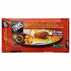 Tina's Burrito, Bean & Cheese