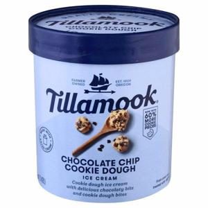 Tillamook Ice Cream, Chocolate Chip Cookies Dough