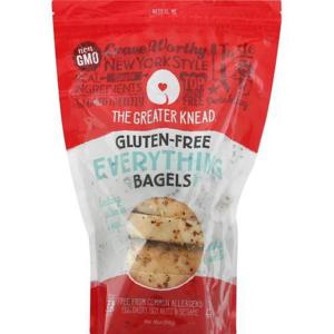 THE GREATER KNEAD Bagels, Gluten-Free, Everything