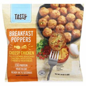 Tasty Breakfast Poppers, Cheesy Chicken