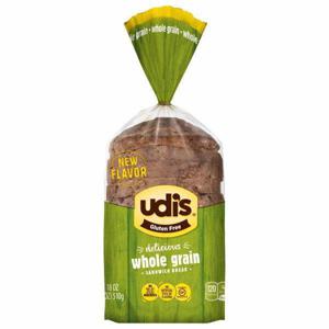 Udi's Gluten Free Sandwich Bread, Whole Grain