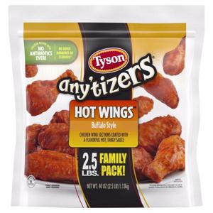 Tyson Tyson Any'tizers Buffalo Style Bone-In Chicken Wings, 40 oz. (Frozen)