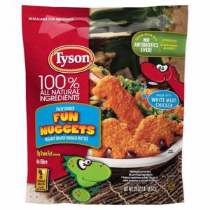 Tyson Fully Cooked Fun Nuggets with Whole Grain Breading, 29 oz. (Frozen)