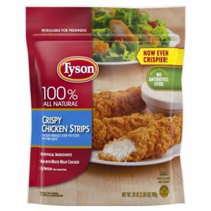 TYSON Fully Cooked Crispy Chicken Strips (Frozen)