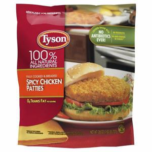 Tyson Chicken Patties, Spicy