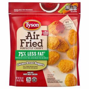 Tyson Air Fried Perfectly Crispy Chicken Nuggets, 25 oz. (Frozen)