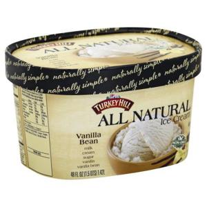 Turkey Hill Naturally Simple Ice Cream, All Natural, Vanilla Bean