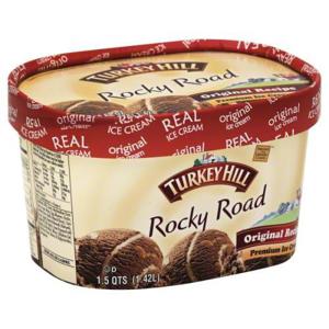 Turkey Hill Ice Cream, Premium, Original Recipe, Rocky Road