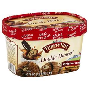 Turkey Hill Ice Cream, Premium, Original Recipe, Double Dunker