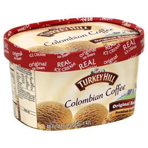 Turkey Hill Ice Cream, Premium, Original Recipe, Colombian Coffee