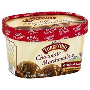 Turkey Hill Ice Cream, Premium, Original Recipe, Chocolate Marshmallow