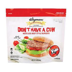 Wegmans Don't Have a Cow Meatless Beef Style Burgers