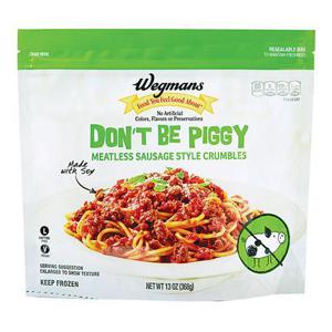 Wegmans Don't Be Piggy, Meatless Sausage Style Crumbles