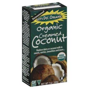 Let's Do Organic Creamed Coconut, Organic, Unsweetened