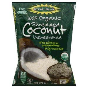 Lets Do Organic Coconut, Shredded, Unsweetened