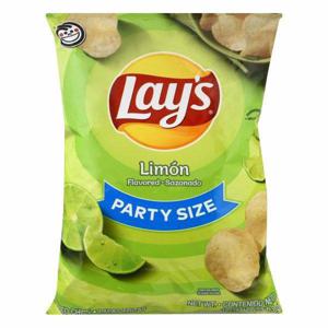 Lay's Potato Chips, Limon Flavored, Party Size