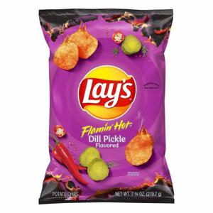 Lay's Potato Chips, Flamin' Hot Dill Pickle Flavored