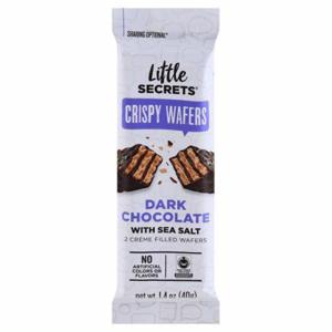 Little Secrets Crispy Wafers, Dark Chocolate, with Sea Salt