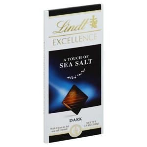 Lindt Excellence Dark Chocolate, A Touch of Sea Salt