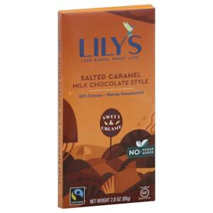 Lily's Milk Chocolate Style, Salted Caramel, 40% Cocoa