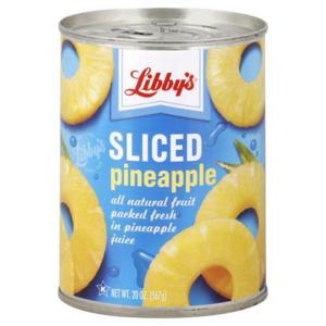 Libby's Pineapple, Sliced