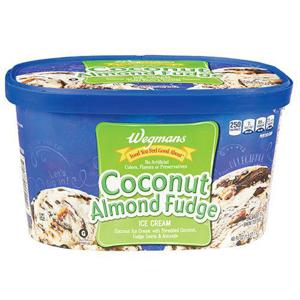 Wegmans Coconut Almond Fudge Ice Cream