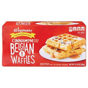 Wegmans Cinnamon Belgian Waffles