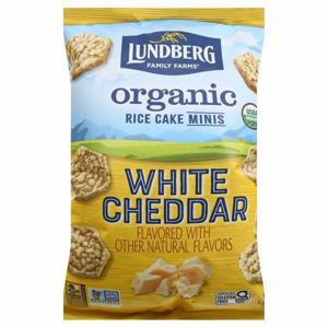 Lundberg Rice Cake, Organic, White Cheddar, Minis