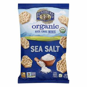 Lundberg Rice Cake, Organic, Sea Salt, Minis