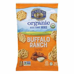 Lundberg Rice Cake, Organic, Buffalo Ranch Flavored, Minis