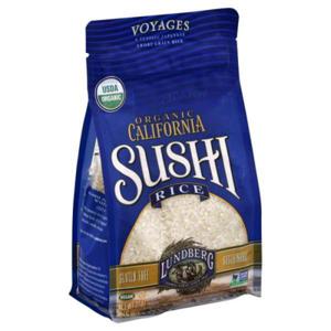 Lundberg Organic Voyages Sushi Rice, Short Grain, California