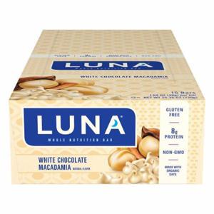 Luna Whole Nutrition Bar, White Chocolate Macadamia