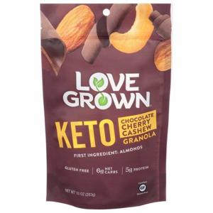 Love Grown Granola, Chocolate Cherry Cashew, Keto