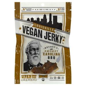 Louisville Vegan Jerky Co. Vegan Jerky, Reuben's, Smokey Carolina BBQ