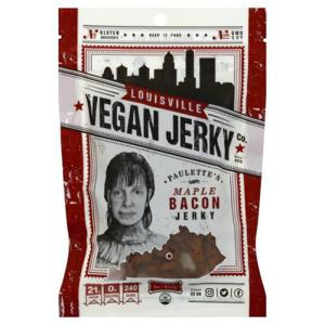 LOUISVILLE VEGAN JERKY CO Jerky, Vegan, Paulette's Maple Bacon