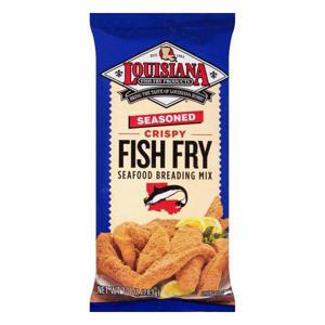 Louisiana Fish Fry Products Seafood Breading Mix, Fish Fry, Seasoned