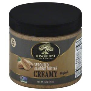 Longhurst Farms Almond Butter, Sprouted, Creamy, Original