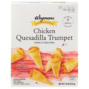 Wegmans Chicken Quesadilla Trumpet Hors D'Oeuvres