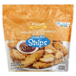 Wegmans Chicken Breast Strips, Breaded, Gluten Free