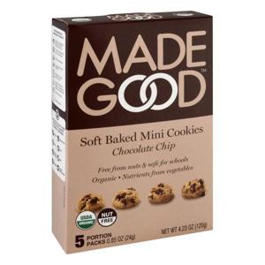 MadeGood Mini Cookies, Chocolate Chip, Soft Baked