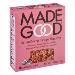 MadeGood Crispy Squares, Strawberry