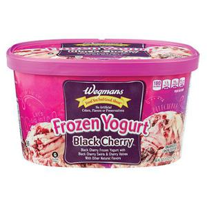 Wegmans Black Cherry Frozen Yogurt