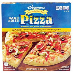 Wegmans Bake & Rise Pizza, Supreme