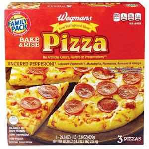 Wegmans Bake & Rise Pizza, Pepperoni, FAMILY PACK