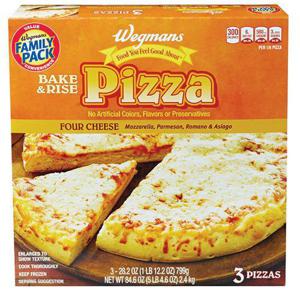 Wegmans Bake & Rise Four Cheese Pizza, FAMLY PACK