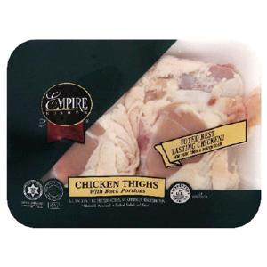 Empire Kosher Chicken Thighs, with Back Portions