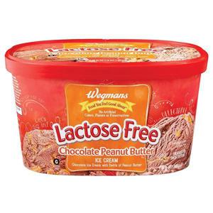 Wegmans Ice Cream, Lactose Free*, Chocolate Peanut Butter