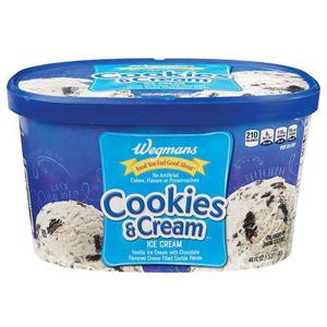 Wegmans Ice Cream, Cookies & Cream