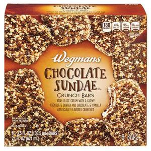 Wegmans Ice Cream Bars, Chocolate Sundae Crunch