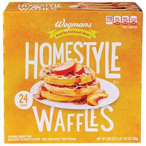 Wegmans Homestyle Waffles, Family Size